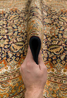 фактура ковра Cashmir IIST-GI97K2527 Kashan Blue