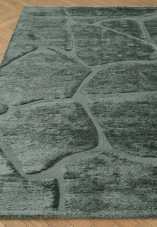 Пушистый ковер из полиэстера RN5471-R802