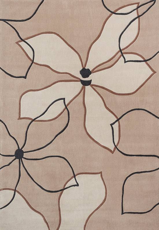 Красочный ковер из акрила HA10-029 Clematis Beige