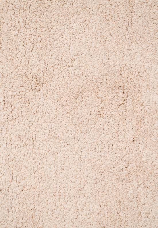Бежевый коврик для ванной из хлопка Cloud-Beige