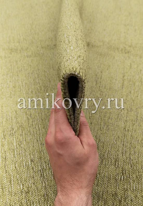 Двусторонний безворсовый ковер из Турции 60330-512 green