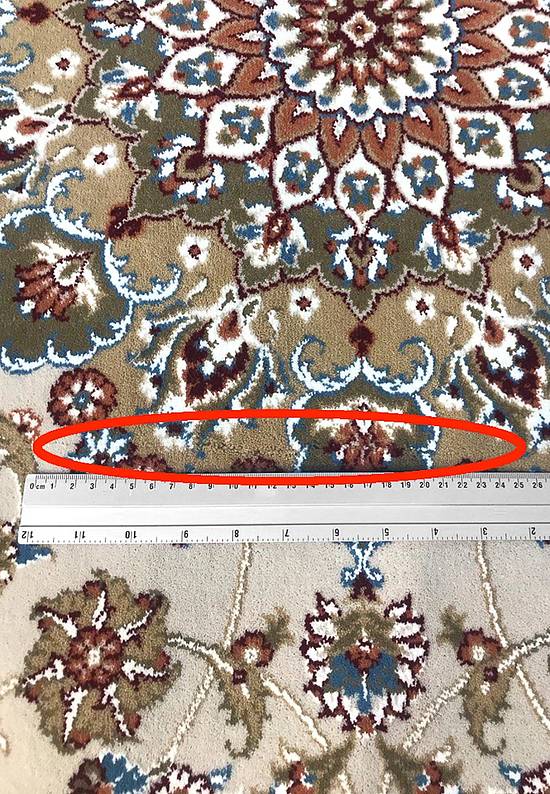Классический шерстяной ковер Brilliant Nain 5.75308-cream discount4