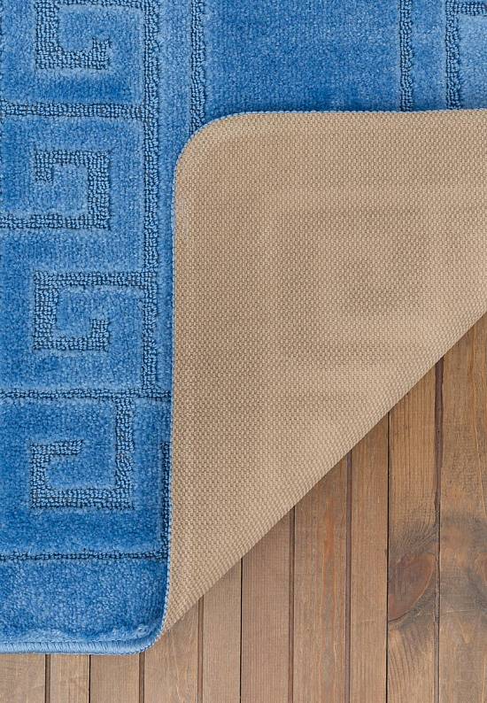 Синий коврик для ванной Ethnic 2509 Blue