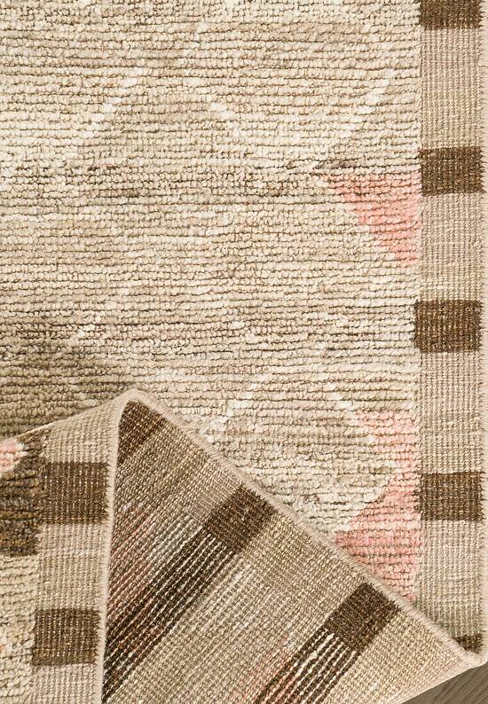 Дизайнерский шерстяной ковер RE-1332 5/16 Soft Gold/Light Coral