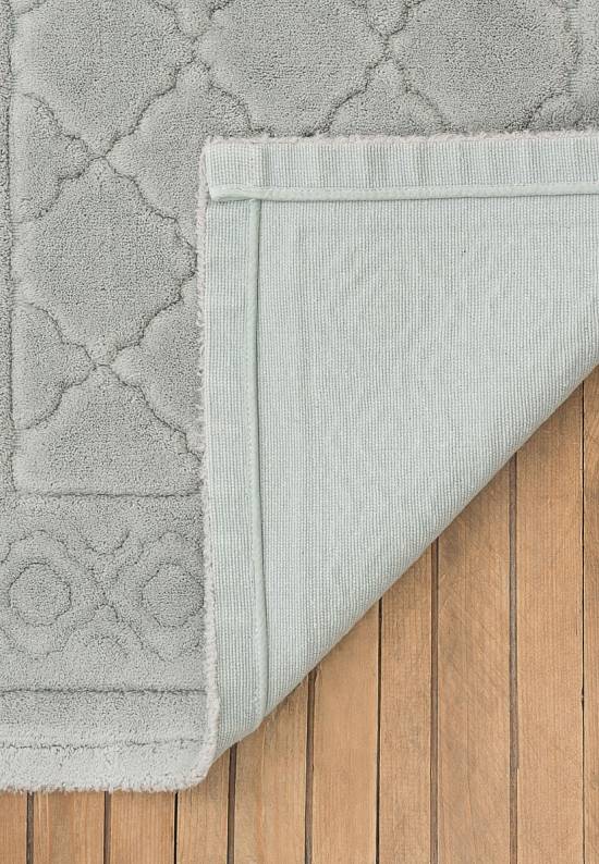 Светлый коврик для ванной  Salda 05 Grey