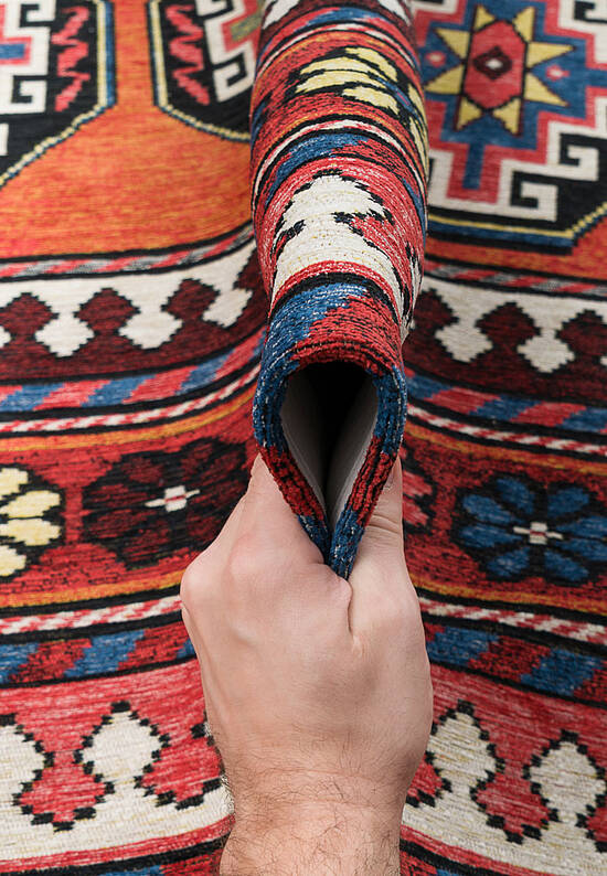 Винтажный безворсовый ковер LM6082-L405