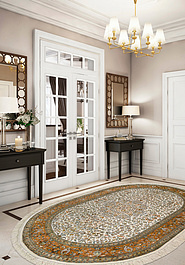 ковер в интерьере Cashmir Zanjan Beige
