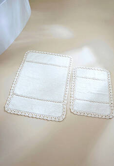 комплект ковриков для ванной в интерьере Irya Bath Lorinda-Cream