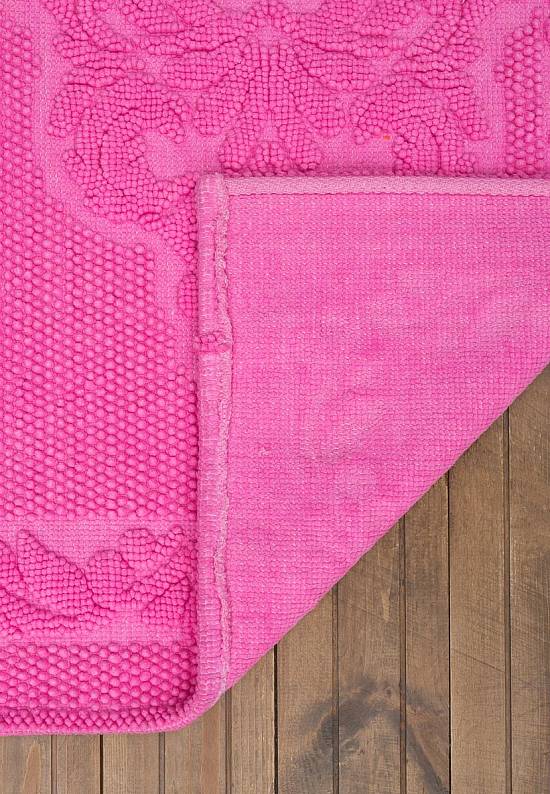 Малиновый коврик для ванной комнаты SCTN 03-02-Dark Pink