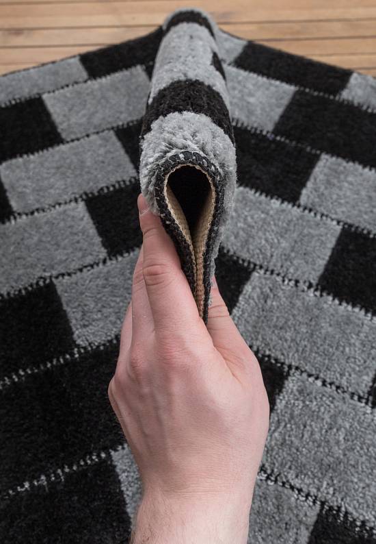 Комплект ковриков для ванной и туалета Bornova 2513 Black BQF