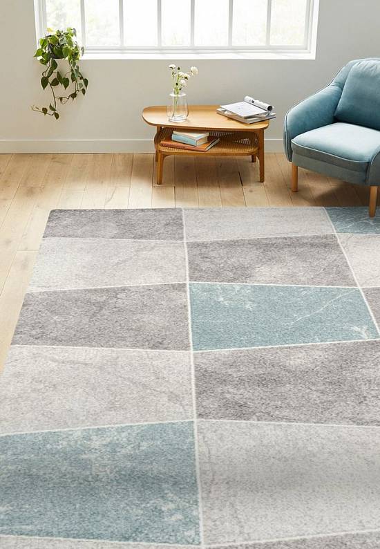 Недорогой современный ковер 2192-Light Gray