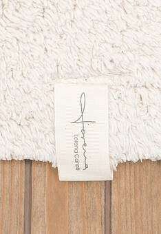 фрагмент ковра Lorena Canals Cotton Hippie Polka Dots Vintage Olive C-HIDO-OLV