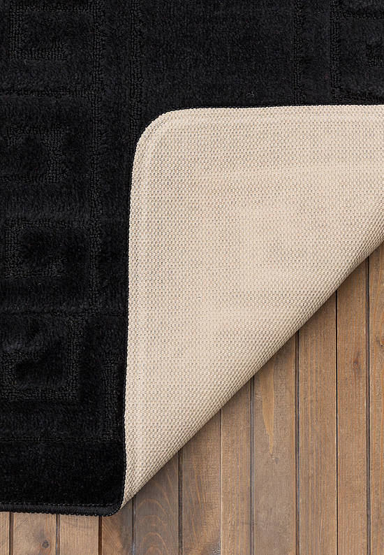 Черный коврик для ванной Ethnic 2513 Black