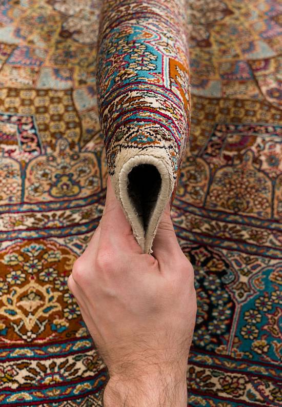 Шелковый ковер ручной работы Gumband Beige Turkis