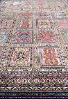 фрагмент ковра Ottoman Silk Farshineh-Dark Blue