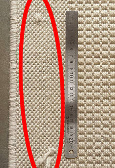 дефект безворсового ковра Lana 8986-68200 discount6