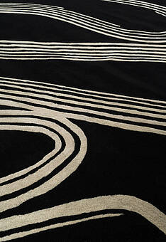 фрагмент ковра Brink And Campman Black Flow