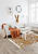 Двусторонний безворсовый ковер AR 18 Beige Yellow