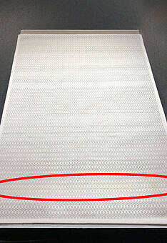 дефект двустороннего безворсового ковра Smart Weave Tsirgu-White discount