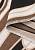 Безворсовый ковер из хлопка ARN 06 Brown White