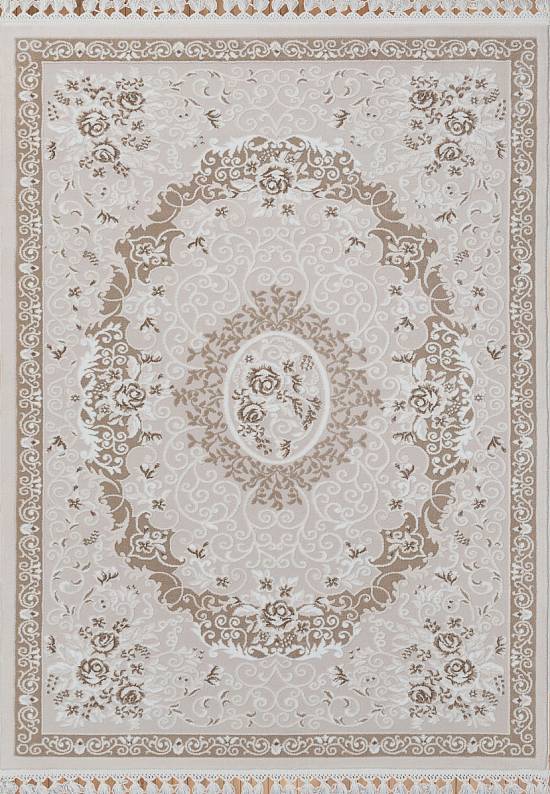 Турецкий синтетический ковер 12675-Cream-1