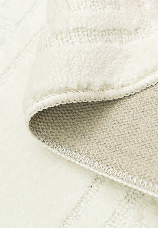 Белый коврик для ванной Ethnic 2581 Pearl White