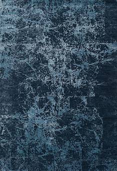 дизайн ковра Chaos Theory By Kavi Ocean Blue