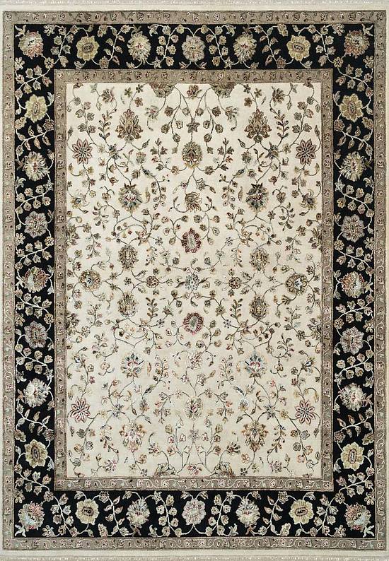 Элитный ковер ручной работы 10/10 SK-120-Ivory/Black