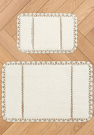 дизайн комплекта ковриков для ванной Irya Bath Lorinda-Cream