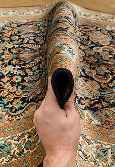 фактура ковра Cashmir IIST-GIKZN7Z7C Kashan Blue