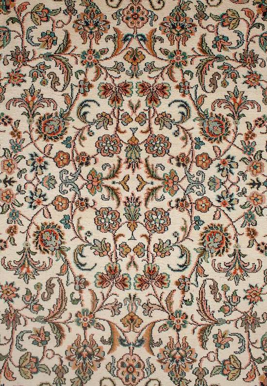 Шелковый ковер ручной работы из Индии 243219-Afshar beige/beige