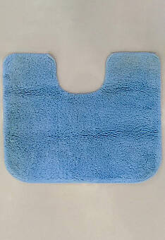 дизайн коврика для туалета Confetti Bath Cotton Calypso 1698 Blue discount1