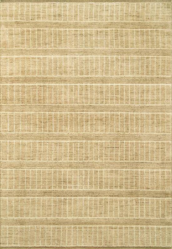 Однотонный ковер ручной работы HWL-186-Clay/Natural White