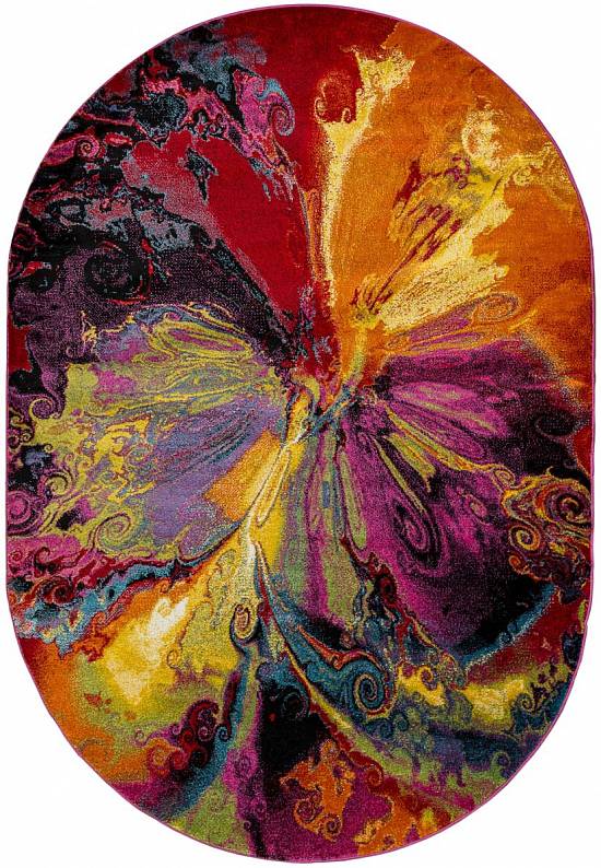 Недорогой синтетический ковер 2927-Multicolor