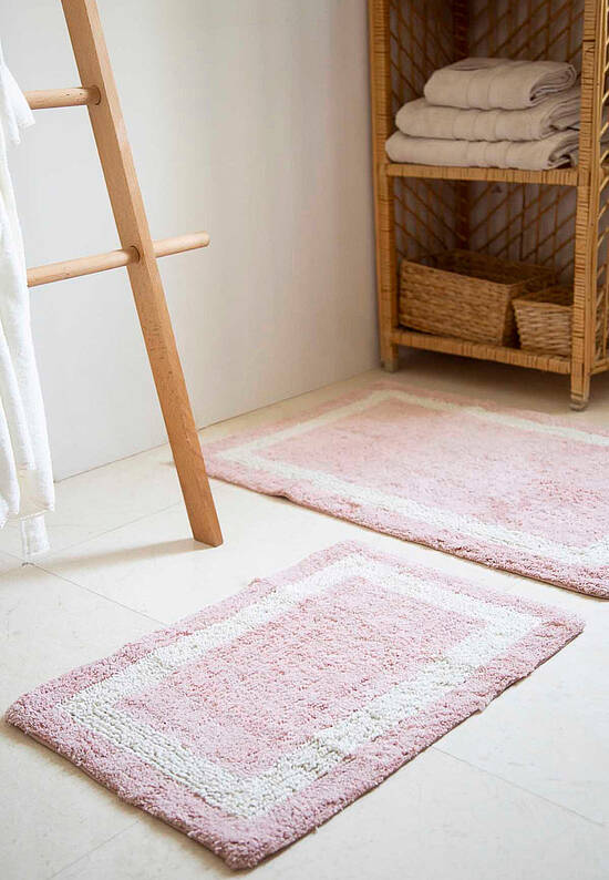 Розовый комплект ковриков для ванной Liberte-Pink