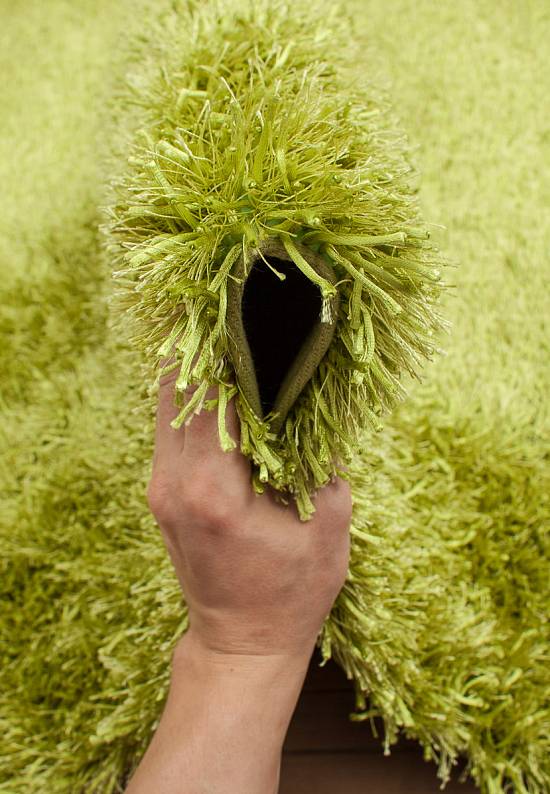 Синтетический ковер с длинным ворсом H225-Green