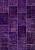Безворсовый ковер-пэчворк ручной работы 109-Purple Passion