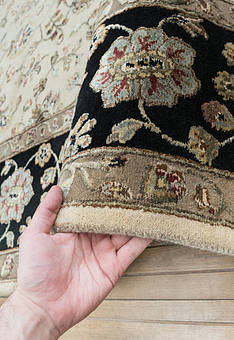 фактура ковра Kashan gold 10/10 SK-120-Ivory/Black