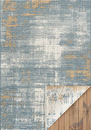 дизайн двустороннего безворсового ковра  Machka Duo 2820 Blue