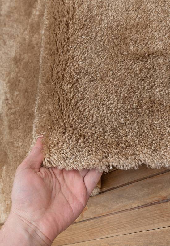 Бежевый мягкий коврик для ванной комнаты 3532 Hazelnut