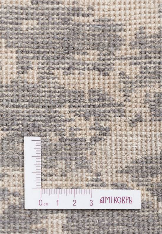 Дизайнерский ковер ручной работы 8/8-RWB ESK-411-Medium Gray/White Sand