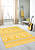 Двусторонний безворсовый ковер NK 09 Grey Yellow