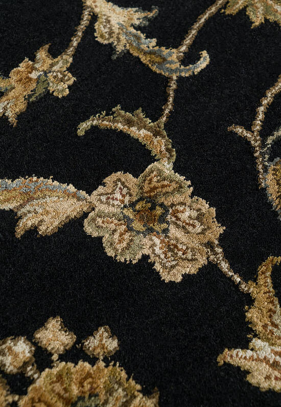 Элитный ковер ручной работы 10/10 RS-318 Black-Beige