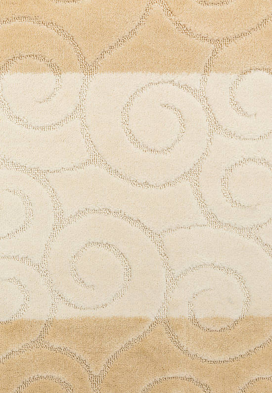 Бежевый комплект ковриков для ванной комнаты и туалета Sile 2540 Beige PS