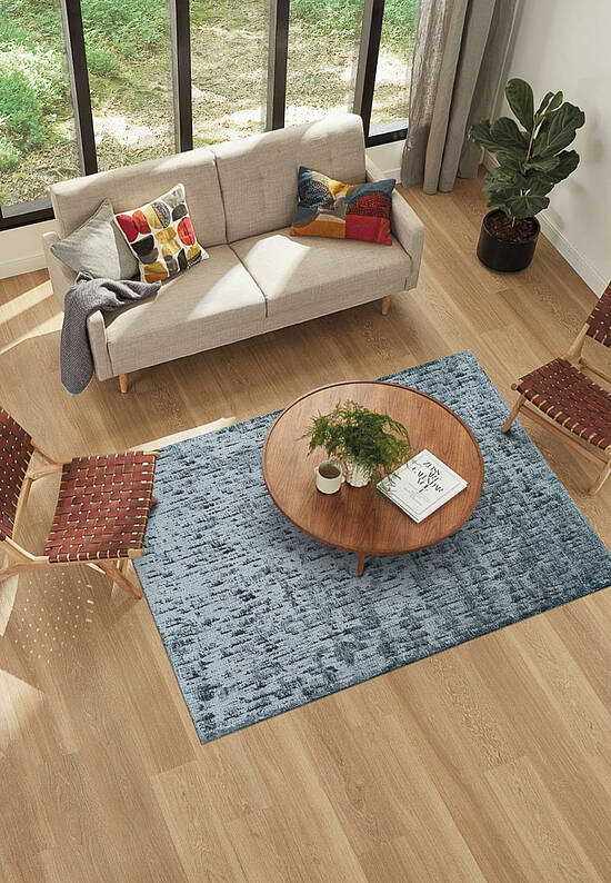 Пушистый ковер из полиэстера RN6019-R806