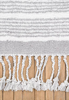 фрагмент коврика для ванной Irya Bath Martil-Grey