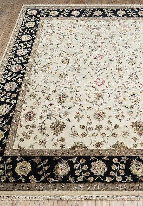 Элитный ковер ручной работы 10/10 SK-120-Ivory/Black