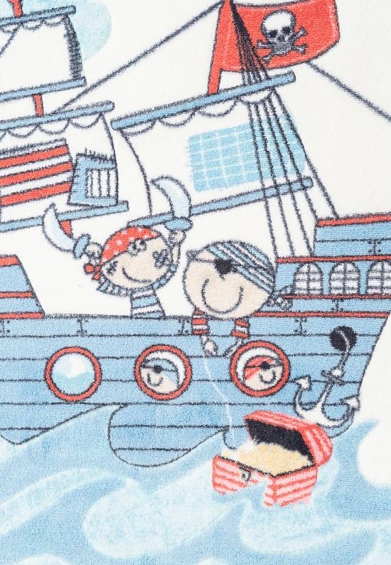 Детский ковер с ворсом Treasure Ship 01 Blue