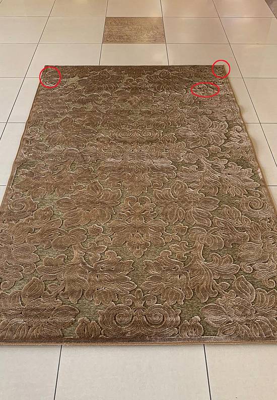 Бельгийский вискозный ковер RV321-R122 discount1