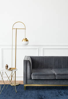 безворсовый ковер в интерьере Couture SC6174